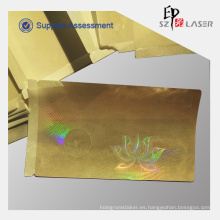 50 micrones PET holograma Recubrimiento las etiquetas engomadas adhesivas para tarjetas de Pvc
